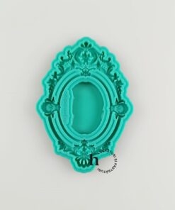 Matriță silicon - Oval Frame - 10x7 cm