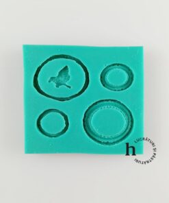 Matriță silicon - Set Oval Frames - 7x6 cm