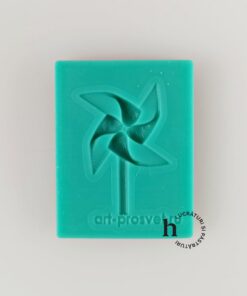 Matriță silicon - Whirligig - 3,5x4,5 cm