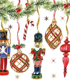 Șervețel – Nutcrackers Decoration – 25x25 cm