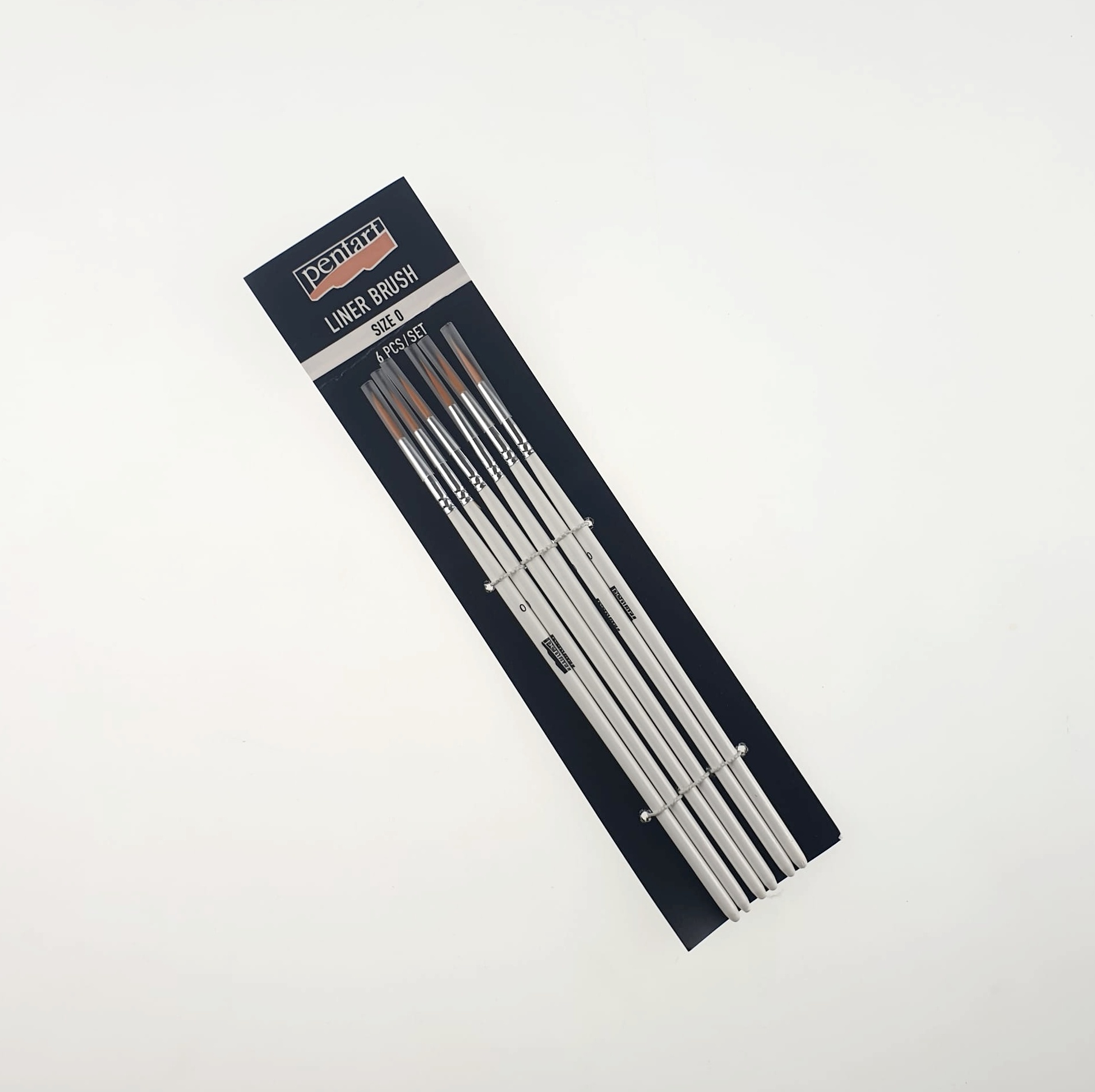Set 6 pensule liner - 0 - Pentart 1 Set 6 pensule liner - 0 - Pentart