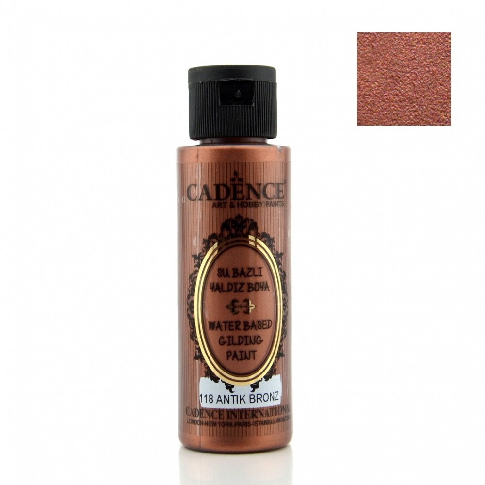 Vopsea acrilică aurire - antik bronze - CADENCE - 120 ml 1 Vopsea acrilică aurire - antik bronze - CADENCE - 120 ml
