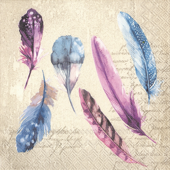 Șervetel - La Plume linen - 33x33 cm 1 Șervetel - La Plume linen - 33x33 cm