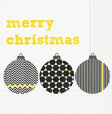 Șervețel - Pattern Baubles - 33x33 cm 1 Șervețel - Pattern Baubles - 33x33 cm