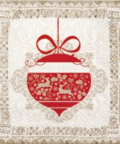 Șervețel - Scandinavian Bauble- 33x33 cm