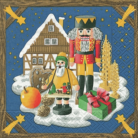 Șervețel - Weihnachtslandl - 33x33 cm 1 Șervețel - Weihnachtslandl - 33x33 cm