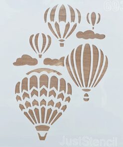 Șablon – baloane cu aer cald – 20X20