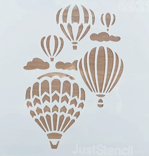 Șablon – baloane cu aer cald – 20X20 1
