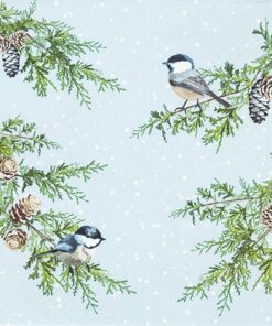 Șervețel - Birds on Branches - 33x33 cm