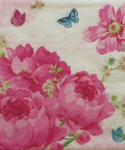 Șervețel Decoupage - Roses and Peonies - 33x33 cm