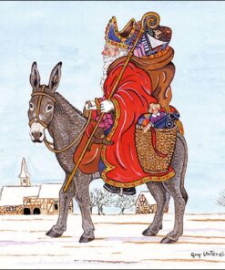 Șervețel Decoupage - Saint Nicholas - 33x33 cm