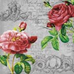 Șervețel - Deux Roses Classique - 33x33 cm
