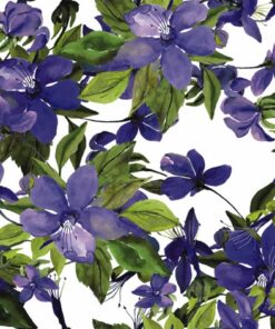 Șervețel - Flowering Clematis Lilac - 33x33 cm
