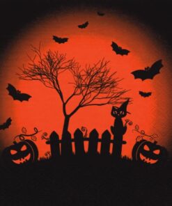 Șervețel   - Happy Halloween Trick  - 33x33 cm