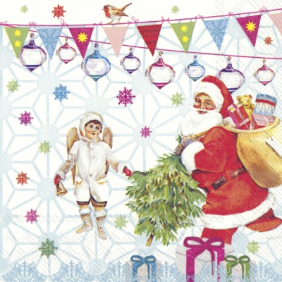 Șervețel - Happy X-Mas place - 33x33 cm 1 Șervețel - Happy X-Mas place - 33x33 cm