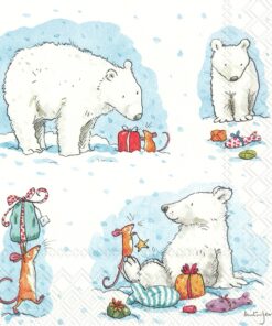 Șervețel - Icy X-Mas for you - 33x33 cm
