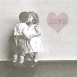 Șervețel - Kissing Couple - 33x33 cm