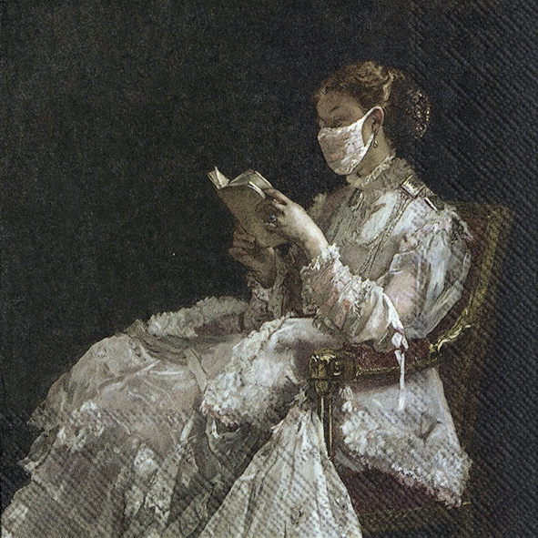 Șervețel - LISEUSE - 33x33 cm 1 Șervețel - LISEUSE - 33x33 cm