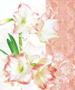 Șervețel - Lovely Amaryllis  - 33x33 cm