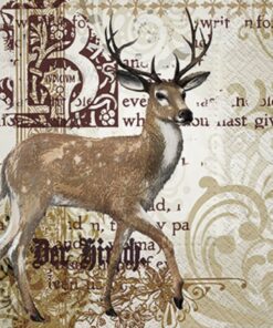 Șervețel - Majestic Deer - 33x33 cm