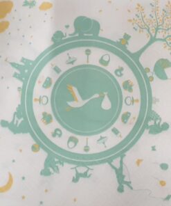 Șervețel - Newborn Mint - 33x33 cm