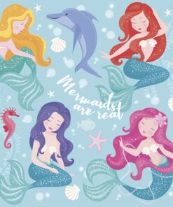 Șervețel - Pastel Mermaids - 33x33 cm