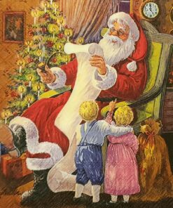 Șervețel - Santa's Letter - 33x33 cm