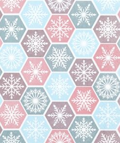 Șervetel - Snowflake Comb Pastel 25×25 cm