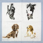 Șervețel - Walkies - 33x33 cm