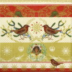 Șervețel decoupage - Hello Robin - 33x33 cm