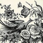 Șervețel decoupage - Romantic Drawing - 33x33 cm