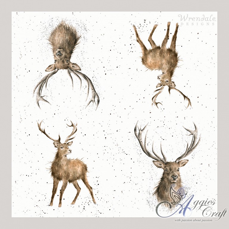 Șervețel decoupage - Stag - 25x25 cm 1 Șervețel decoupage - Stag - 25x25 cm