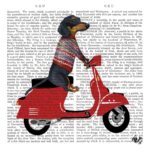 Servetel decoupage - William - 33x33 cm