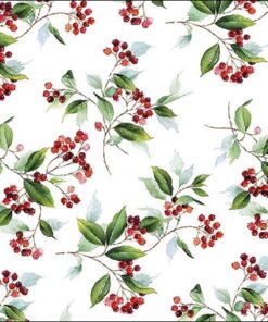 Șervețel decoupage - Winter Foliage  – 33×33 cm