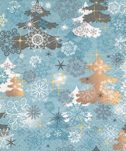 Șervețel decoupage – A touch of winter – 33×33 cm