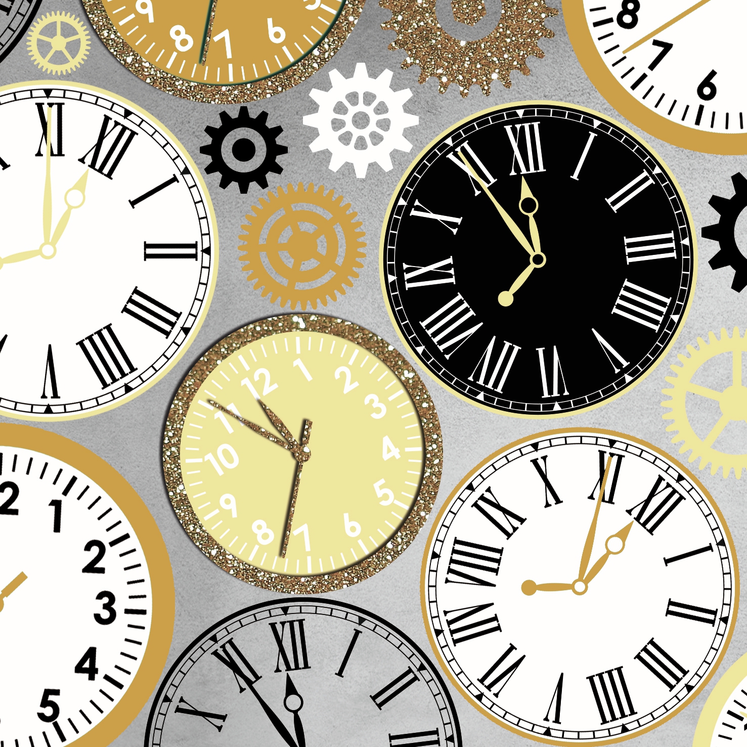 Șervețel – Party Time grey – 25x25 cm 1 Șervețel – Party Time grey – 25x25 cm