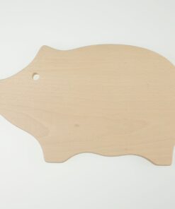 Tocator lemn - purcelus - 31x18.5 cm