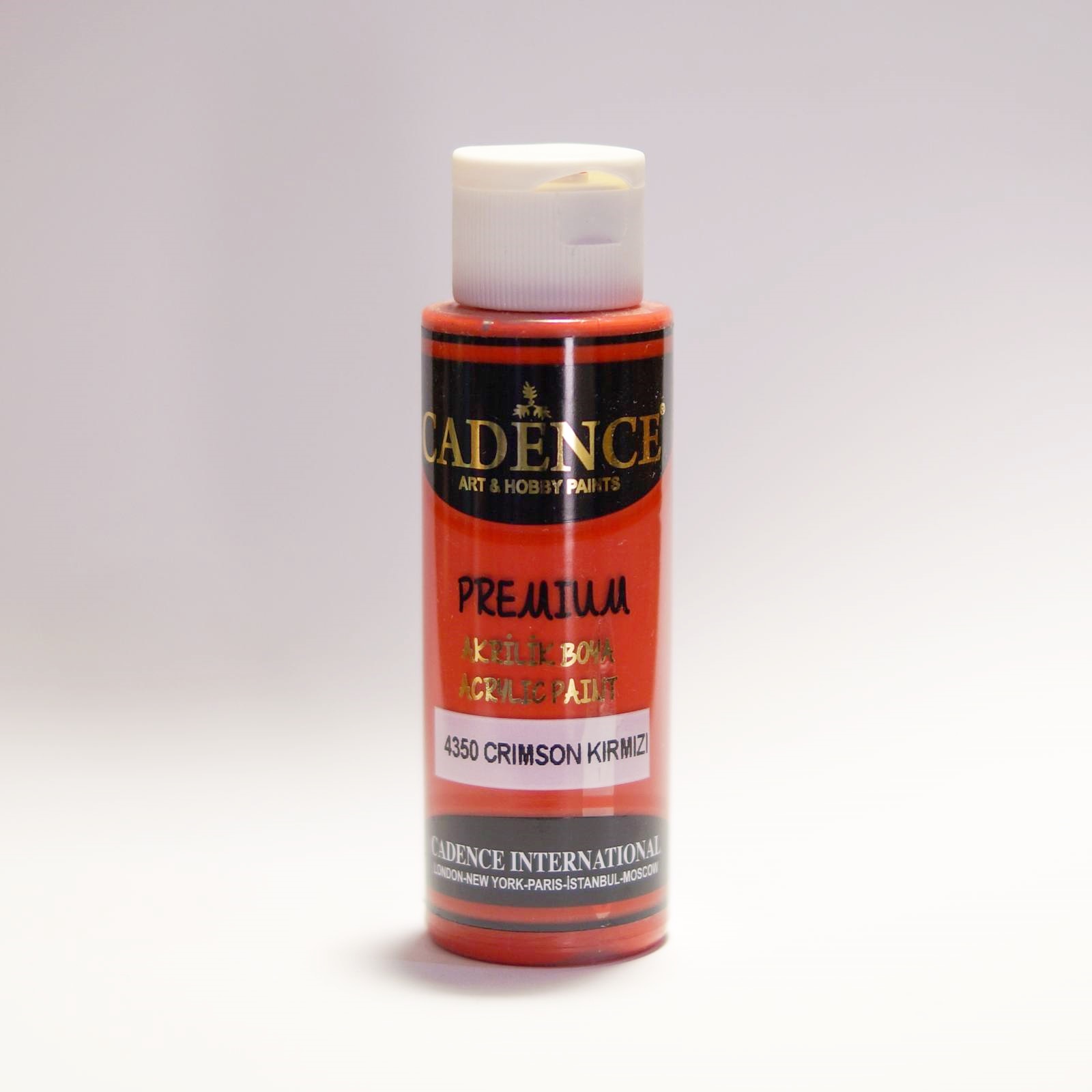 Vopsea acrilică - crimson red - CADENCE - 25 ml 1 Vopsea acrilică - crimson red - CADENCE - 25 ml