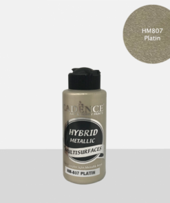 Vopsea acrilică hybrid metallic – platinium – CADENCE – 120 ml