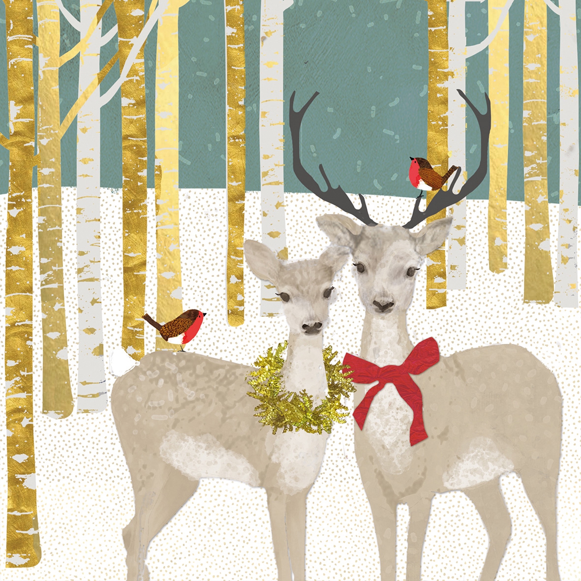 Șervețel - Winter Friends - 25x25 cm 1 Șervețel - Winter Friends - 25x25 cm