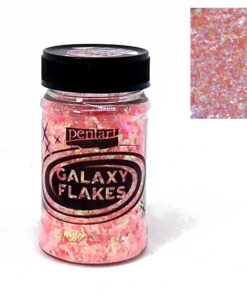 Galaxy flakes - Juno rose - 15 gr. - Pentart