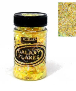 Galaxy flakes - Pluto yellow - 15 gr. - Pentart