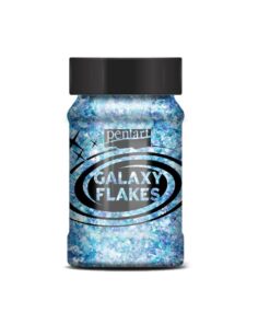 Galaxy flakes - Uranus blue - 15 gr. - Pentart