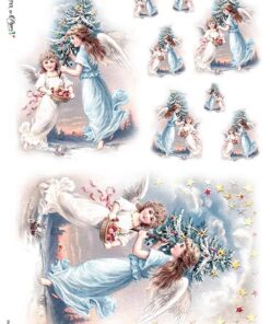 Hârtie de orez – Angels – A4