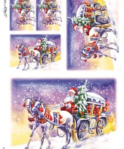 Hârtie de orez –Santa's Trip 2 – A4
