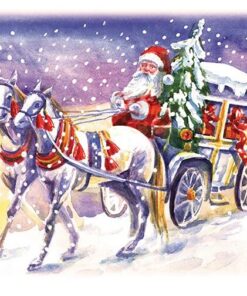 Hârtie de orez –Santa's Trip – A4