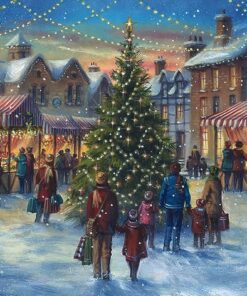 Șervețel- Christmas Market - 33x33cm