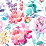 Șervețel - Fleurs Lumineuses - 33x33 cm