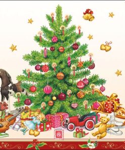 Șervețel - Nostalgic Christmas Tree - 33x33 cm