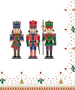 Șervețel - Nutcrackers - 33x33 cm
